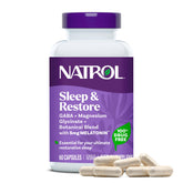 Natrol Sleep & Restore cápsulas en botella para dormir mejor