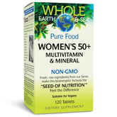 Natural Factors Whole Earth & Sea Mujer 50+ en botella para uso diario cómodo