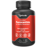 Naturalis fucoxantina: botella de softgels para uso diario y bienestar