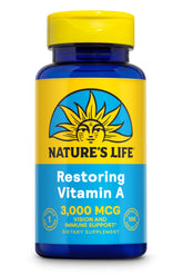 Nature's Life Vitamina A 10,000 UI en cápsulas para apoyo visual diario