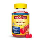 Nature Made Melatonina gomitas 10 mg, porción de 35 días, apoyo para dormir ocasional.