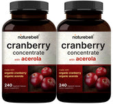 NatureBell concentrado de arándano y acerola en dos-pack, cómodo para uso diario.