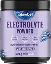 NatureBell electrolitos: bote de 500 g para hidratación diaria sin azúcar.