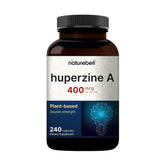 NatureBell Huperzine A cápsulas en botella para claridad mental diaria.