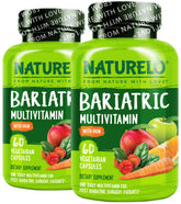 NATURELO Bariátrico, botella de multivitamina, apoyo nutricional tras cirugía