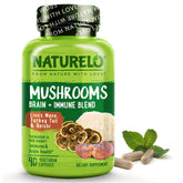 Naturelo botellas de cápsulas para apoyo diario de salud general.