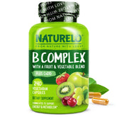 NATURELO Completo B vegano en cápsulas para energía diaria y metabolismo.
