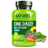 Naturelo hombre multivitaminas botella con cápsulas para energía diaria