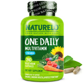Naturelo multivitaminas para hombres, dosis diaria, apoyo a la energía.