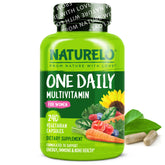 Naturelo One Daily Multivitamin para mujeres, envase, apoyo diario de energía y nutrición