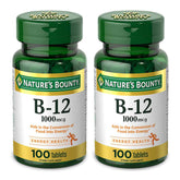 Nature's Bounty B12 1000mcg tabletas: apoyo al metabolismo y energía diaria