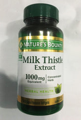 Nature's Bounty Cardo Mariano: botella con cápsulas blandas, opción conveniente para tu rutina diaria.