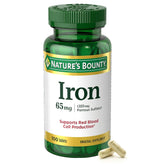 Nature’s Bounty Ferro tableta en botella: posible apoyo a la producción de glóbulos rojos.