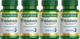 Nature's Bounty Melatonina 5 mg: etiqueta de la botella para elegir tu compra, apoyo a la relajación.