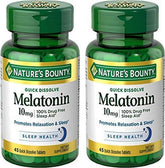 Nature's Bounty melatonina disolución rápida, bote de tabletas para dormir naturalmente