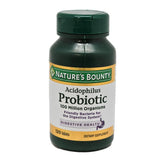 Nature's Bounty Probiotic Acidophilus, frente del envase, para apoyar la digestión diaria.