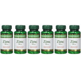Nature's Bounty Zinc 50 mg, etiqueta visible para identificar el contenido