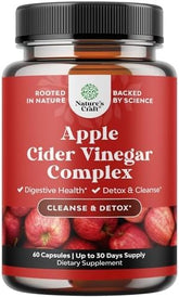 Cápsulas ACV Natures Craft con sidra de manzana para detox diario