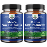 Natures Craft Saw Palmetto para hombres, cápsulas, botella para salud prostática.
