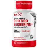 Nature's Fusions Dihidroberberina frasco-60-capsulas: uso diario cómodo.