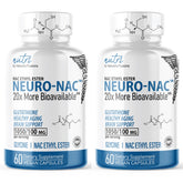 Nature's Fusions Neuro NACET Ester cápsulas: posible aumento de glutatión en células.