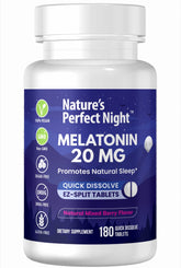 Nature's Perfect Night melatonina tableta disolución rápida para dormir mejor