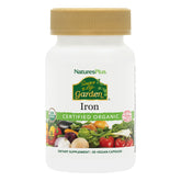 Nature's Plus Source of Life Garden Iron, cápsulas en bote, liberación rápida para energía diaria