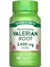 Nature's Truth cápsulas de valeriana: botella visible para apoyar un descanso más suave.