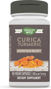 Nature's Way Curica Cúrcuma, absorción mejorada para aprovechar cada dosis.