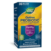 Nature's Way Fortify Optima Probiotic: cápsulas diarias para apoyar el equilibrio digestivo.
