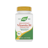 Nature's Way Tiamina B1 cápsulas en botella para uso diario y energía