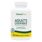 NaturesPlus Adultos masticables piña, botella visible, apoyo diario para energía