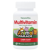 Tabletas con forma de animal de NaturesPlus Animal Parade para apoyo nutricional diario.