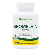 NaturesPlus Bromelina 500 mg, tabletas vegetarianas, apoyo digestivo