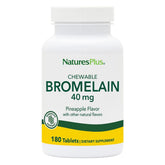 NaturesPlus Bromelina masticables, empaque nuevo para uso diario.