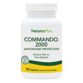 NaturesPlus Commando2000 frasco-tabletas, protección antioxidante para el día a día.