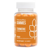 Gominolas NaturesPlus de cúrcuma durazno en bote para uso diario
