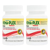 NaturesPlus Hema-Plex Hierro 85 mg, tableta de liberación lenta para soporte diario.