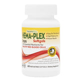 NaturesPlus Hema-Plex Hierro, cápsulas blandas, apoyo diario a la salud sanguínea.