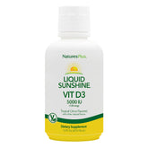 NaturesPlus Liquid Sunshine en botella de 16 oz para apoyar la salud ósea.