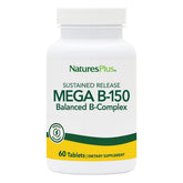NaturesPlus Mega B-150, tableta de liberación prolongada para energía estable.