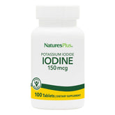 NaturesPlus Potassium Iodide 150 mcg, tabletas, apoyo diario para la salud.