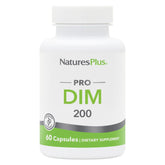 NaturesPlus PRO DIM 200 mg frasco frontal, apoyo de equilibrio hormonal diario