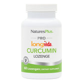 NaturesPlus PRO Longvida Curcumin, botella frente, posible apoyo antioxidante y absorción mejorada.