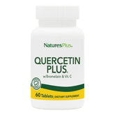 NaturesPlus Quercetina Plus, tabletas vegetarianas en botella, posible apoyo inmunitario diario