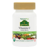 NaturesPlus Source of Life Garden Vitamin C en cápsulas, apoyo inmune natural gracias a la amla.