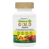 NaturesPlus Source of Life GOLD frente del envase, apoyo a la energía diaria.