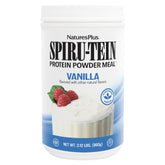 NaturesPlus SPIRU-TEIN vainilla: lata con proteína vegetal para energía sostenida