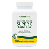 NaturesPlus Super C Complex tabletas para apoyo diario del sistema inmune.