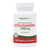 NaturesPlus Ultra Cranberry tabletas para apoyo diario de la salud urinaria